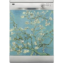 Ohbe Express Bulaşık Makinesi Kaplama Beyaz Eşya Kaplama Almond Blossoms
