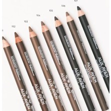 Ohbe Express Fırçalı Yumuşak Uçlu Belirginleştirici Kahverengi Kaş Kalemi-Eyebrow Expert Powdery Liner 105 Gray (3 Paketi)