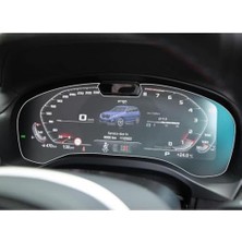 Ohbe Express Bmw 520I G30 ile Uyumlu Ekran Koruyucu Şeffaf Dijital Gösterge