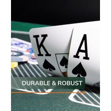 Ohbe Express Bullets Playing, 2 x 54 Plastik Poker Kartı, Ikili Paket, 2 Köşe Işareti, Jumbo Endeksi, Su Geçirmez, Oyun Kartları