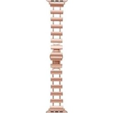 Ohbe Express - 44/45/46/49MM Kordon Merdiven Dizayn Metal Kordon 96 2/3/4/5/6/se/7/8/9/10/11/ultra ile Uyumlu