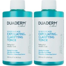 Ohbe Express Duaderm Natural Peeling Etkili Yüzde Beş Glikolik Asit Arındırıcı Tonik 200 ml (2 Paketi)