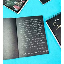 Ohbe Express 21X14CM Book - Eskiz Defteri - Siyah Sayfa - 120 gr - 56 Yaprak
