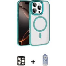 Marsilyan™- iPhone 16 Pro Max Kılıf Kıvılcım Prime - Siyah Joko Magic 5d Cam + Pvd Metal Kamera Lens - Gd
