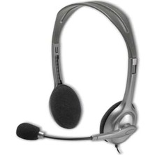 Ohbe Express H110 Kablolu Kulak Üstü Mikrofonlu Kulaklık, 3,5 mm Jak Girişi, Gri