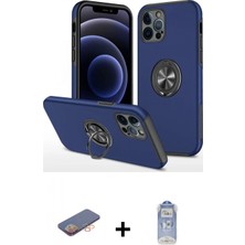 Marsilyan™- iPhone 12 Pro Max Kılıf Odak Form Prime - Siyah Joko Magic 5d Cam + Renkli Kamera Lens Koruma Cam - Tu