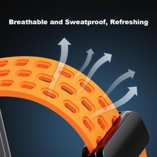 Ohbe Express ile Uyumlu Mi Band 10/9/8 Için Nefes Alabilen Silikon Air Loop Smart BAND10 Kordon Manyetik Toka Mekanizmalı Deformasyona Dayanıklı Yumuşak Mi Band 10 Kordonu