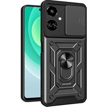 Ohbe Express Tecno Camon 19 Için Kılıf Resistant Siyah [camon 19 ile Uyumlu Kılıf - Siyah]