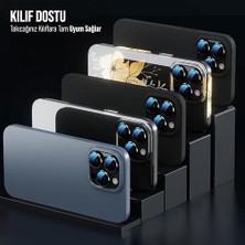 Ohbe Express Kolay Kurulum Safir Parmak Izi Bırakmayan Anti-Reflective Kamera Lens Koruyucu (Siyah, 16 Pro Max/ 16 Pro/17 Pro Max/17 Pro)