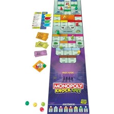 Ohbe Express Hasbro Gaming Monopoly Knockout Aile Partileri Için Kutu Oyunu - Türkçe Versiyonu