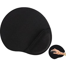 Ohbe Express LN-2053 Large Boy Siyah Ergonomik Suya Dayanıklı Agrı Kesicili Bileklikli Mouse Pad