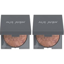 Ohbe Express Allık - Baked Blush 104 Dazzling Chocolate (2 Paketi)