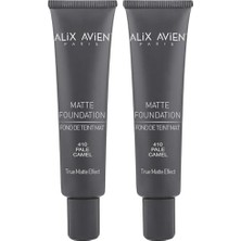 Ohbe Express Uzun Süre Kalıcı Doğal Mat Bitişli E Vitamini Içeren Mat Fondöten - Foundation 410 Pale Camel (2 Paketi)