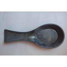 Ohbe Express Plastik Kaşıklık, Yatay Kaşık Altlığı – Tezgah Üstü Kullanıma Uygun, Hafif ve Pratik (Gri Mermer Desenli)