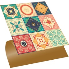 Ohbe Express Kendinden Yapışkanlı Kaplama, Çıkartması, Duvar Zemin Kaplama Tokyo Desenli Pvc 30X30 cm (11 Adet / 1 M²)