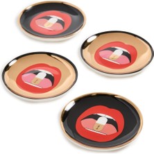 Ohbe Express Jonathan Adler Full Dosis Untersetzer, Porzellan, Multicolor
