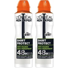 Ohbe Express L'oréal Parıs Men Expert Shirt Protect Anti Perspirant Sprey Deodorant 150 ml (2 Paketi)
