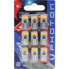 Ohbe Express Photon Ampul T10 W5W 12V 10SMD LED (9'lu Blister) Pht PH7010 Na B9