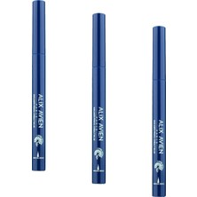 Ohbe Express Uzun Süre Kalıcı, Suya Dayanıklı ve Yumuşak Uçlu Lacivert Göz Kalemi - Inkliner Eyeliner Cobalt Blue (3 Paketi)