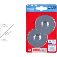 Ohbe Express Turbo-Loc® Adaptörü Delmeden Sabitleme Için Krom