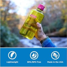 Ohbe Express Sustain Tritan Bpa Içermeyen Su Şişesi,%50 Plastik Atık, 32 Oz, Dar Ağız, Taşı