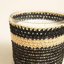 Ohbe Express & Tığ Işi Kokulu Mum 12X13 cm Siyah