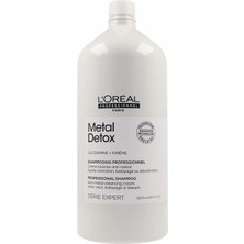 Ohbe Express Loreal Professionnel Serie Expert Metal Detox Renkli ve Açıcı Ile Işlem Görmüş Saçlar Için Metal Karşıtı Şampuan 1500 ml