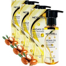 Ohbe Express Saç Hacimlendirici, Besleyici ve Onarıcı Argan Özlü Saç Bakım Yağı 100 Ml, T1031 (3 Paketi)