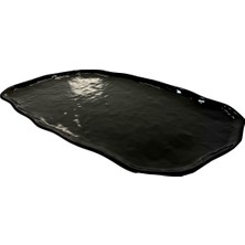 Tria Celline Serisi Düz Kayık Tabak 6 Adet 29 Cm-Siyah-TR2521B