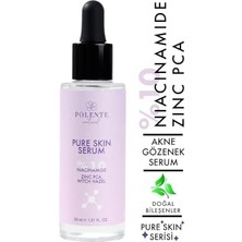 Ohbe Express Polente Natural - Pure Skın Serum -%10 Niacinamide Akne, Siyah Nokta, Gözenek Karşıtı Serum (30 Ml)