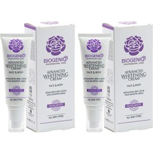 Ohbe Express Biogeniq Beauty Gelişmiş Beyazlatıcı Krem 75 ml Advanced Whitening Cream (2 Paketi)
