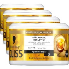 Ohbe Express Gliss Nutritive Saç Maskesi 400ML (4 Paketi)