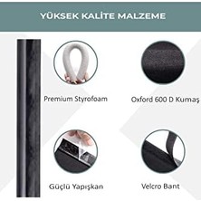 Ohbe Express Kapı Altı Rüzgar Önleyici Isı Yalıtım Süngeri Eşik Altlığı Rüzgarlık Stoper Toz Soğuk Sünger Tek Taraflı Çelik Kapı Dış Kapı