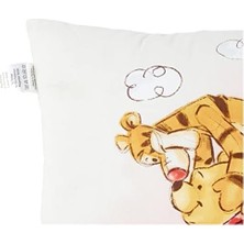 Ohbe Express Taç The Pooh Lisanslı Karakter BASKILI%100 Pamuk Kırlent, Çok Renkli, 40X40 cm