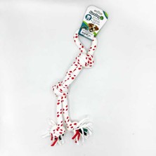 Euro Dog Flzdgnkr Eurodog Diş Ipi Dört Düğüm Kırmızı Beyaz 40CM
