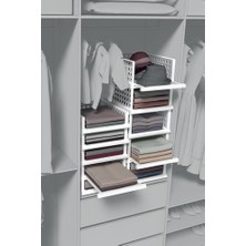 Ohbe Express Akıllı Raf Midi 4lü Set Beyaz