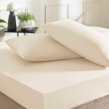 Ohbe Express Taç Dreams Çift Kişilik Fitted Çarşaf Seti Ekru