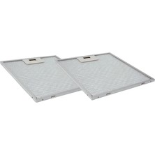 Ohbe Express Esty 2240 Lx6 26,2X25,3 cm Aspiratör Davlumbaz Alüminyum Yağ Filtresi 4 Kat Kaliteli Filtrasyon, 2 Adet