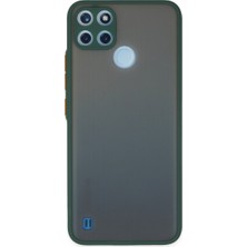 Hobibahçem Realme C21Y Kılıf Montreal Silikon Kapak - Yeşil