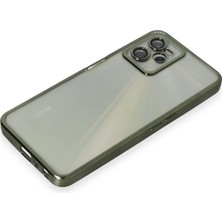 Hobibahçem Realme C35 Kılıf Razer Lensli Silikon - Yeşil