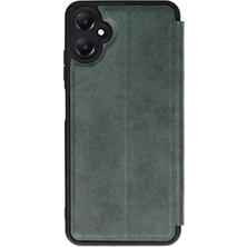 Glblseme Newface  Galaxy A05 Kılıf Flip Cover - Koyu Yeşil