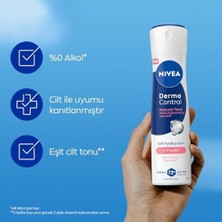 Ohbe Express Kadın Sprey Deodorant Derma Control Natural Tone 150 Ml, Koltuk Altı Kararmasına Karşı Etkili, Eşit Cilt Tonu, 72 Saat Anti Perspirant Koruma, C Vitamini, Hyaluronik Asit, Alkol Içermez