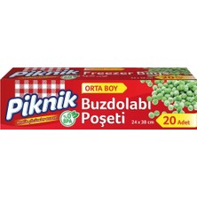 Ohbe Express Piknik Buzdolabı Poşeti Orta 20'li