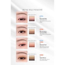 Ohbe Express Yumuşak Dokulu, Dökülme Yapmayan 3 Renkli Göz Farı Triple Shadow No.8 (Orange Parade)