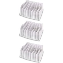 Ohbe Express 3 Adet - Xlarge 8 Gözlü Dolap Içi Akardiyon Organizer 31 x 36 x 12-3 Adet