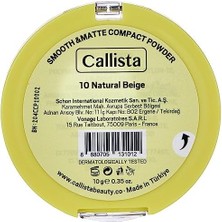 Ohbe Express Callista Smooth Compact Powder Mat Görünümlü Pudra 10 Natural