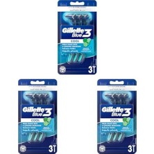 Ohbe Express Blue3 Kullan At Erkek Tıraş Bıçağı 3 Adet 3lü Paket