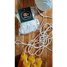 Ohbe Express (25 Metre) Çapı 1cm ile 3 cm Arası Mumlar Için FITIL%100 Pamuk Ip