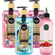 Ohbe Express Blue, Silky, Kisses Duş Jeli 750 ml ve Frambuazlı Sirkeli Saç Toniği 500 ml
