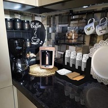 Ohbe Express Metal Çay ve Kahve Organizasyon Standı 16OZ Siyah